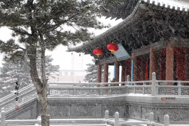 大同2018年的第一次與雪的邂逅，大同你太美了！